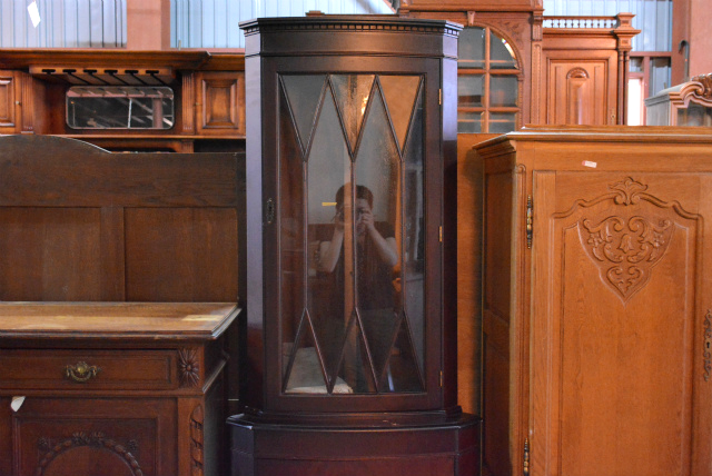 パルテノン アンティーク / コーナーキャビネット【8342】