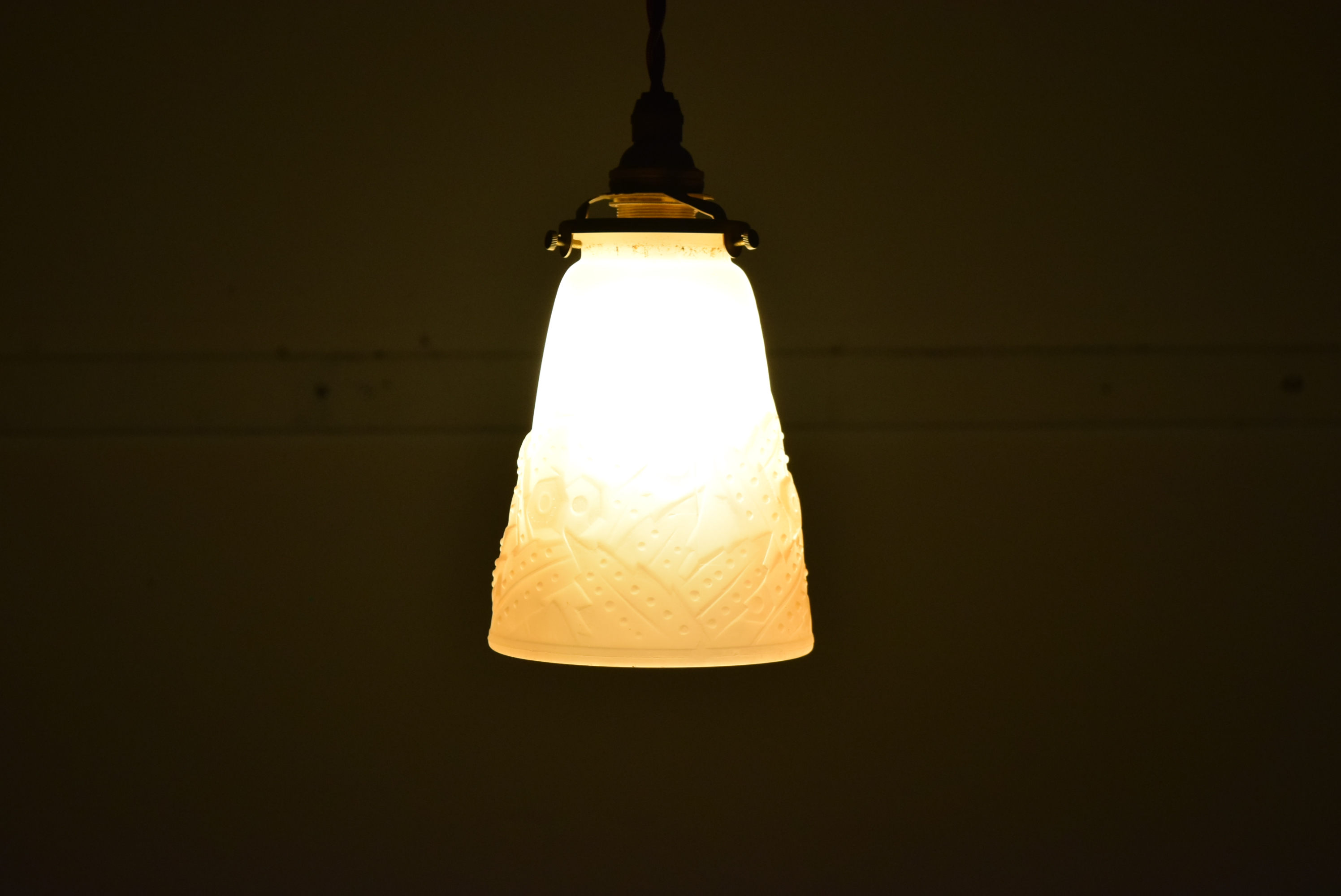 パルテノン アンティーク / ミューラー兄弟作、ペンダントランプ