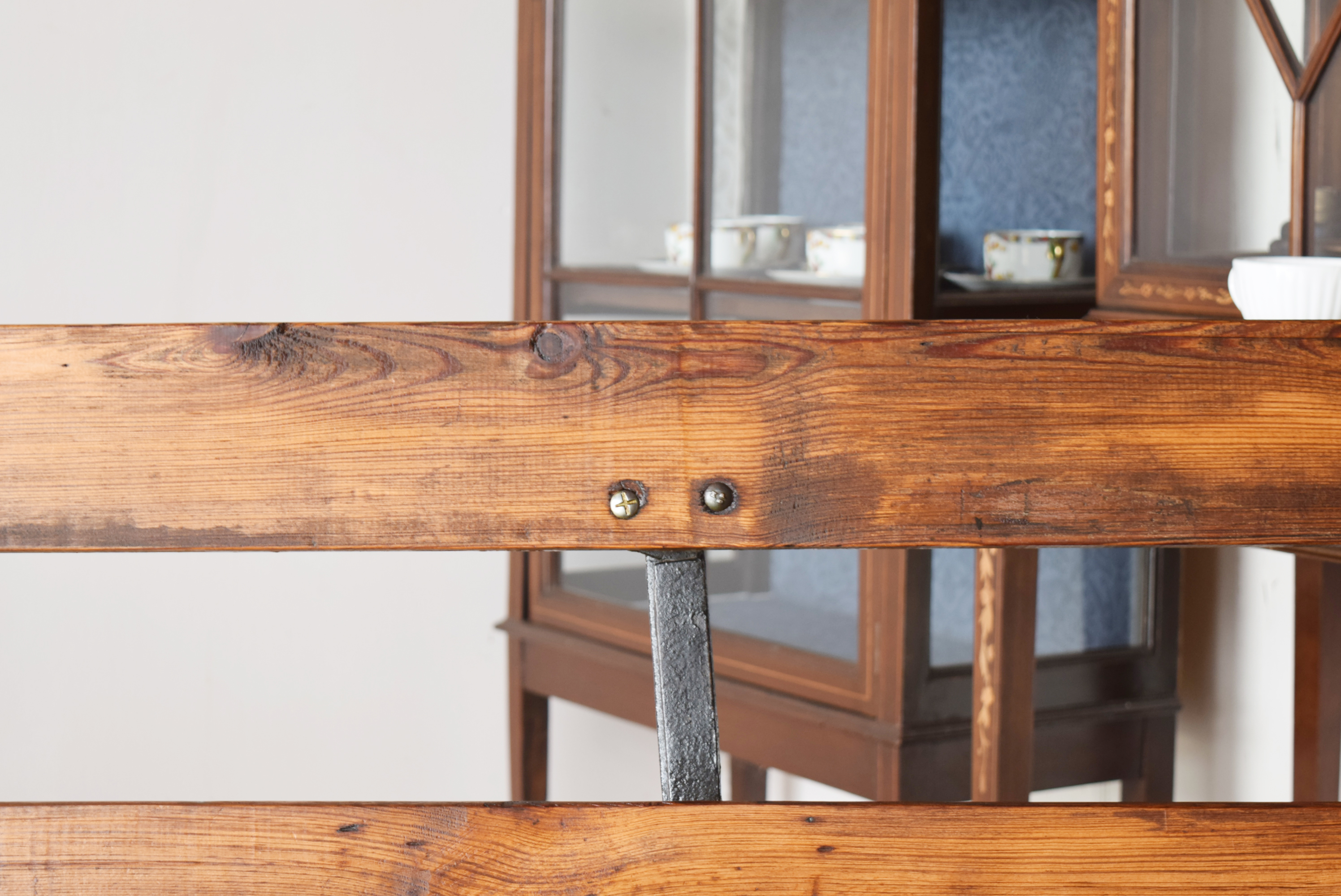 幅220cm】イギリスにて購入♪チャーチベンチ チャーチベンチ