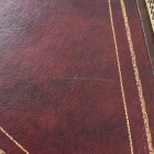 裏側がミラーバック収納になっている珍しいレザートップテーブル【fo237】