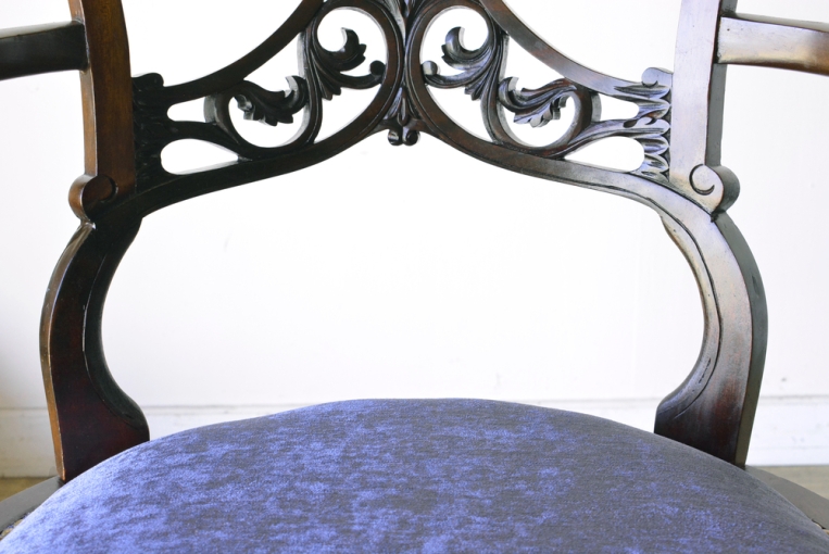 c251-5　ヴィクトリアンアームチェア