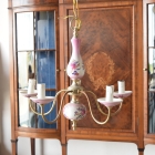 【修復前】5灯式シャンデリア【sy454】