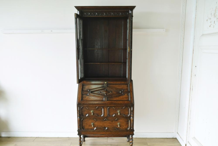 d61　スラントフロントビューローブックケース