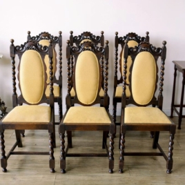 オークツイストチェア　6脚セット【741】