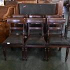 【修復前】リージェンシースタイルチェア　6脚セット【c302】