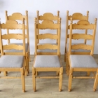 00008-1　オークチェア6点セット