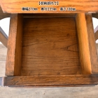 オーバルミラーが可愛らしいオークホールスタンド【fo236】