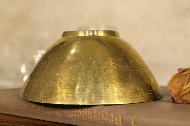 Brass bowl 茶碗 K-425