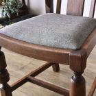 全てが無垢材で出来たダイニングチェア　4脚セット【c264】