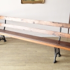 素朴な温もりと重厚感を併せ持つチャーチベンチ【c88】