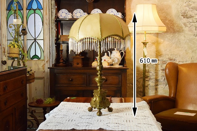 スタンドランプ(1灯式)　シェード付き　6289