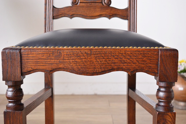 レザーチェア　4脚セット　00041-2