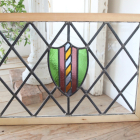 カラフルなガラスが用いられたステンドグラス【7738-C】