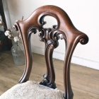 c248-2　ウォールナットサロンチェア