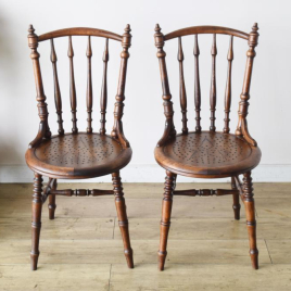 c221-1　ベントウッドチェア　2脚セット