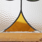 お花のつぼみのようなモチーフデザインのステンドグラス【7220】