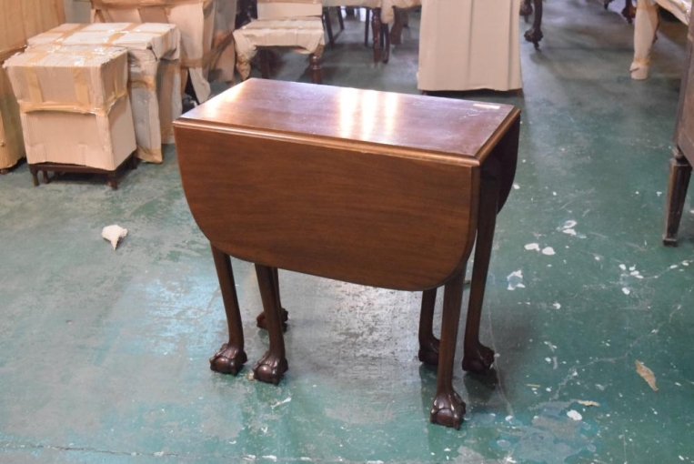 t222　マホガニーゲートレッグテーブル