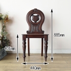 チェアサイズ横幅:435　高さ:895　座面高:430