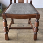 全てが無垢材で出来たダイニングチェア　4脚セット【c264】