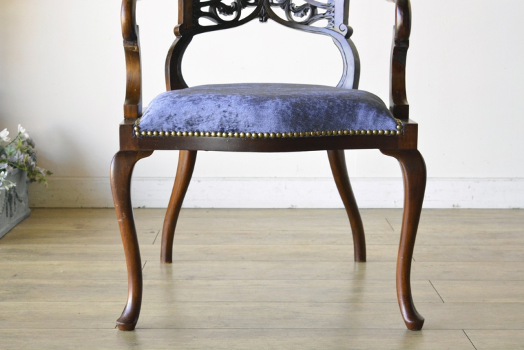 c251-5　ヴィクトリアンアームチェア