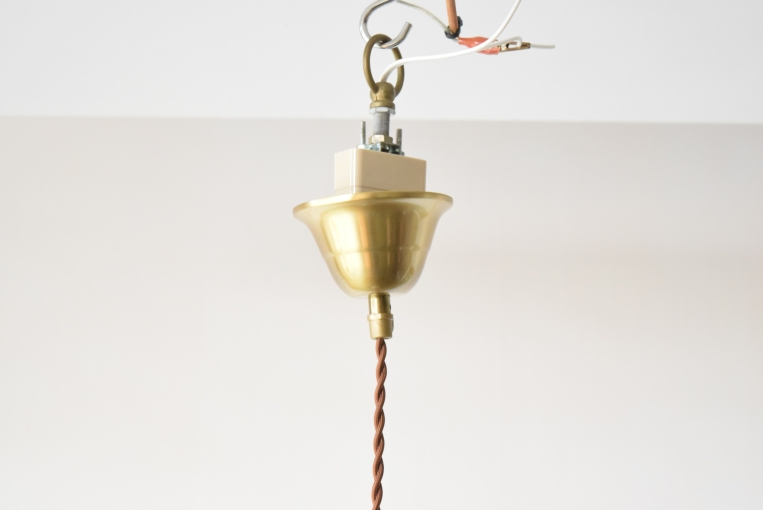 可憐な花びらと柔らかな光、フリルシェードのペンダントランプ【51850】