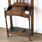 オーバルミラーが可愛らしいオークホールスタンド【fo236】