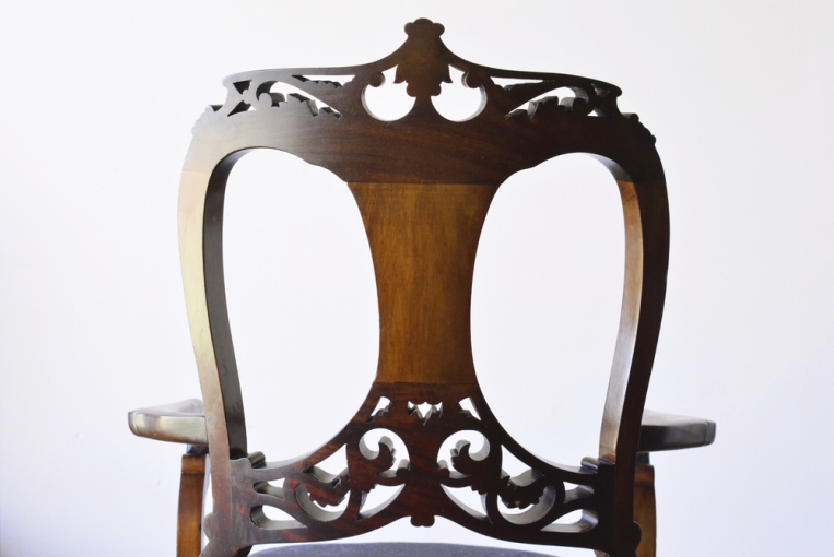 c251-5　ヴィクトリアンアームチェア