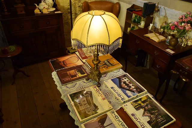 スタンドランプ(1灯式)　シェード付き　6289