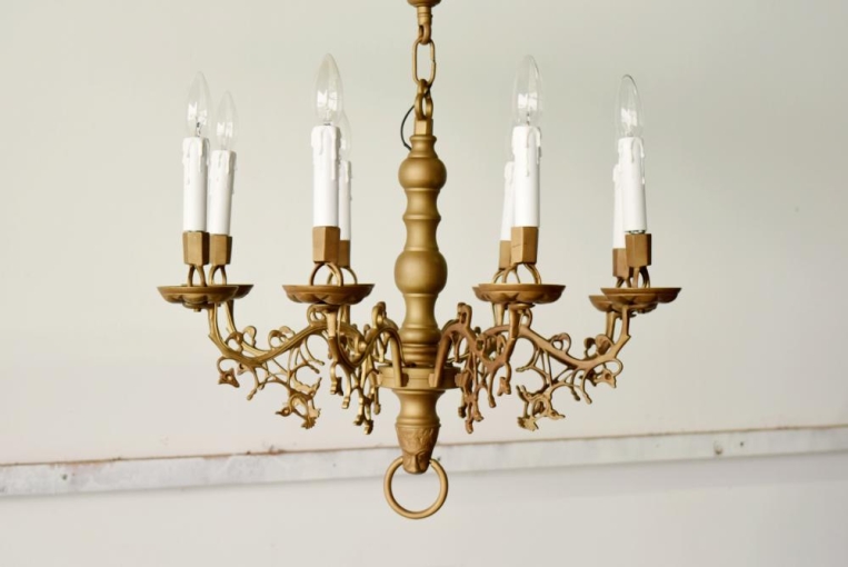 sy345  8灯式シャンデリア