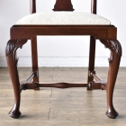 美しいクイーンアンチェア　4脚セット【c296-1】