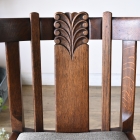 全てが無垢材で出来たダイニングチェア　4脚セット【c264】