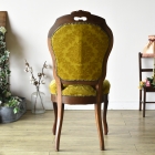 【OUTLET】c95-1　マホガニーサロンチェア