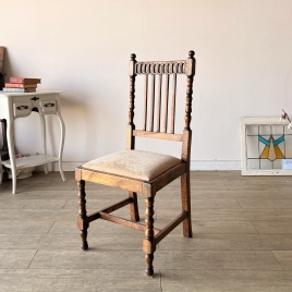 【OUTLET】1930年代オーク材ツイストレッグ・ダイニングチェア【c322-4】