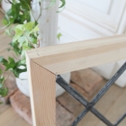 モチーフ以外はクリアガラスで出来たステンドグラス【7731-B】