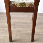 優雅で華やかなデザインが魅力のウォールナットバルーンチェア【c215-5】