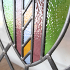 カラフルなガラスが用いられたステンドグラス【7738-C】