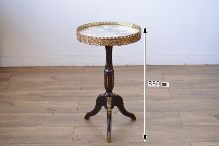 t194　マーブルトップワインテーブル