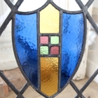 モチーフ以外はクリアガラスで出来たステンドグラス【7731-B】