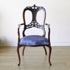 c251-5　ヴィクトリアンアームチェア