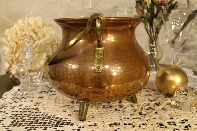 Copper/Brass pot 鍋　K-339