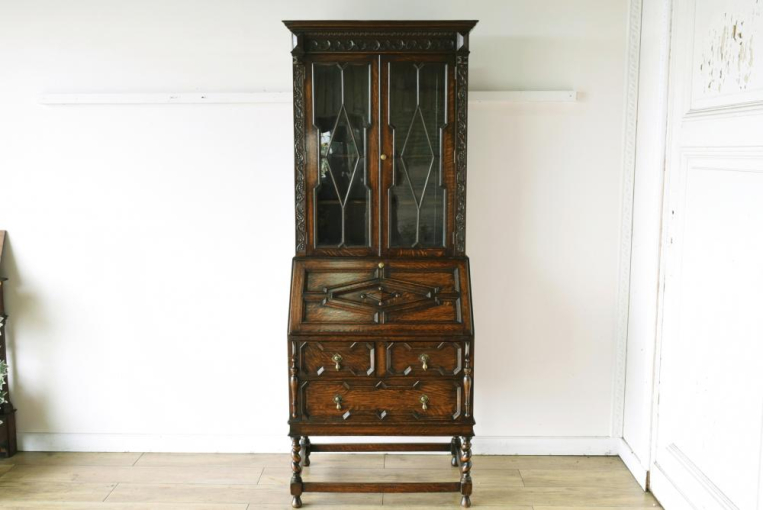 d61　スラントフロントビューローブックケース