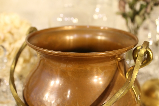 Copper/Brass pot 鍋　K-339