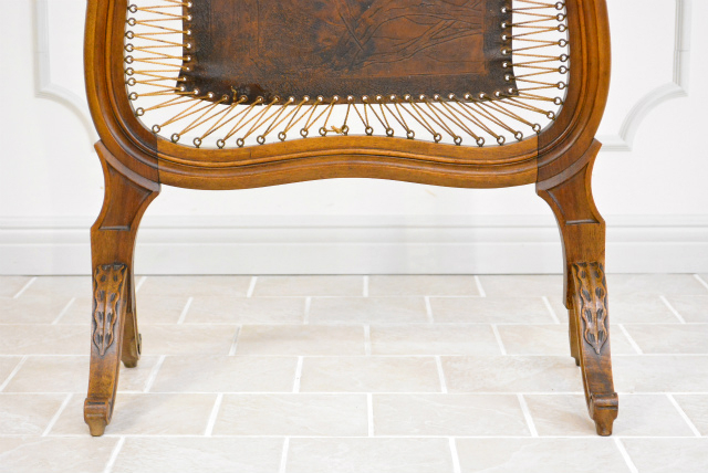 鳥がデザインされたファイヤースクリーン【40268】