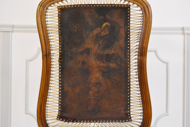 鳥がデザインされたファイヤースクリーン【40268】