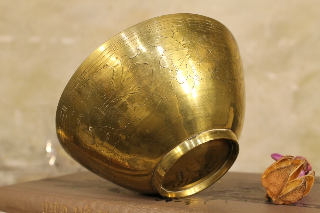 Brass bowl 茶碗 K-425