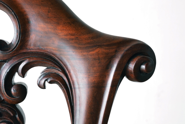 c248-2　ウォールナットサロンチェア