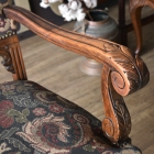 アンティークならではの生地が目を引くアームチェア【c35】