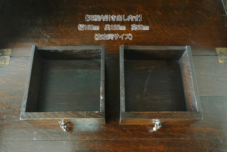 d61　スラントフロントビューローブックケース