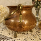 Copper/Brass pot 鍋　K-339