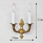 wl171-3　ペア　2灯式ウォールランプ